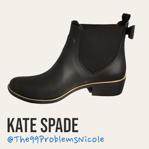 Kate Spade Women's Star Rain Boots Size 11